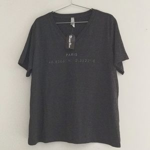 Paris Coordinates Tee size XL